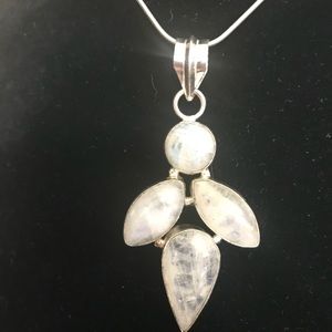 Jewelry - Rainbow moonstone pendant 925 handmade NEW Jewelry - Rainbow moonstone pendant 925 handmade NEW